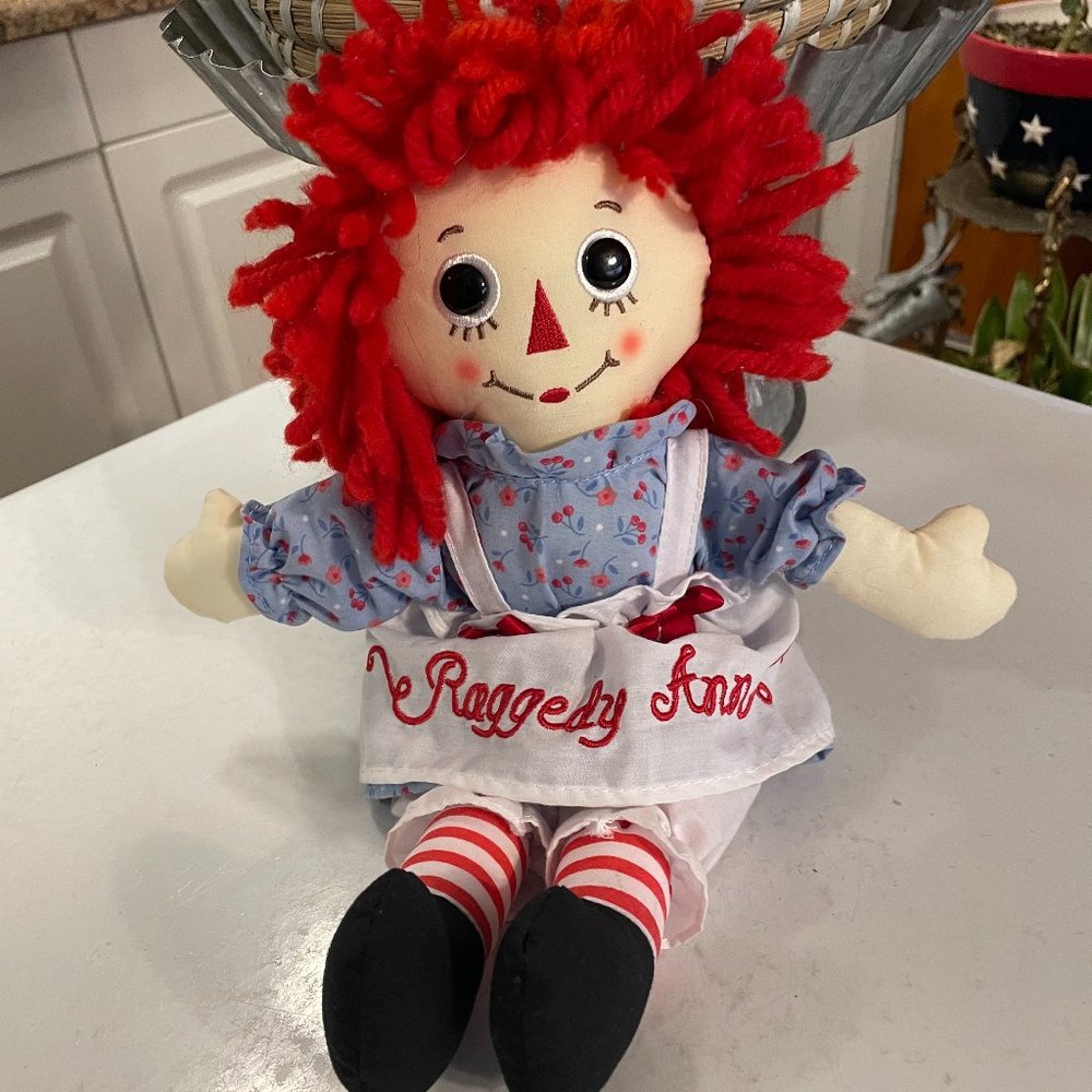 Raggedy Ann Doll 2012 Habro Handmade by Aurora 12 inch long